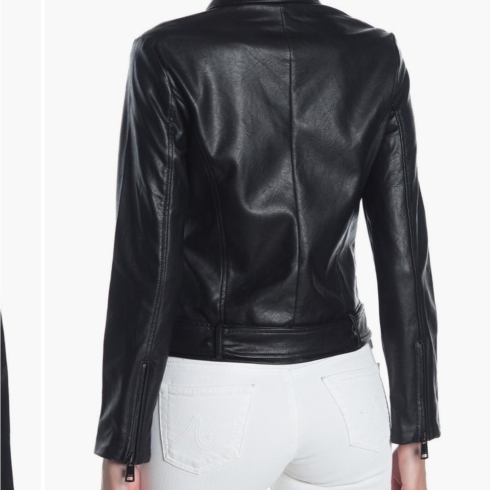 Elodie Faux Leather Moro Jacket (S) - Picture 3 of 7